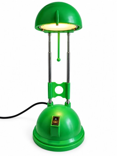 Vintage green halogen desk - halogen,