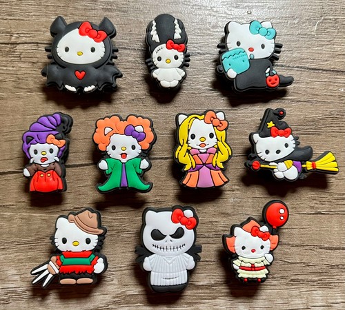 10pc halloween cartoon kitty - cartoon,