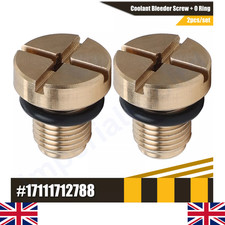 2x BRASS COOLANT BLEED BLEEDER