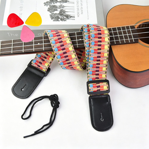 Adjustable stripy strap belt - adjustable, w