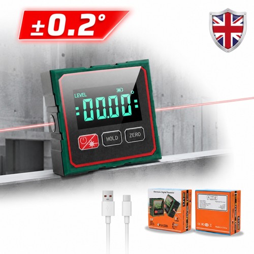 Digital angle finder with - angle,