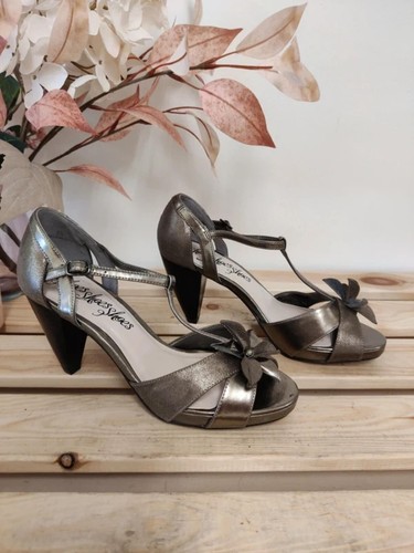 Metallic brown gold faux - m&s,