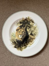 WWF Wedgwood Lion 27cm Plate 