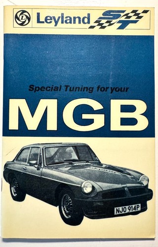 Leyland mgb booklet - tourer, and