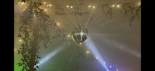 Mirror Ball Disco Party Wedding For Marquee inc Spot Lights & Mounting Hardware