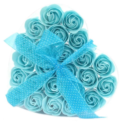 Blue rose soap - blue,