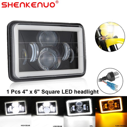 4x6 inch square - inch, headlight