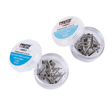 10Pcs NI80 Premade Coils Prebuilt Coil For MTL RDA RTA RBA Mod Heating Wire sh