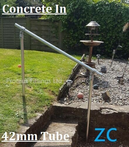 Concrete outdoor handrail - in,