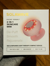 Solawave 2-in-1 Skincare Mini Red&Infrared Light Therapy Compact Device NEW