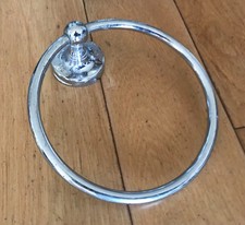 Vintage Chrome Towel Holder
