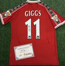 Ryan Giggs Signed Manchester