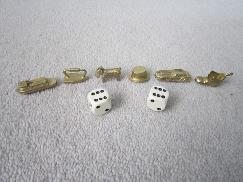Gold colour metal monopoly - gold,