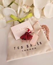 Ted Baker Carabel Mini Ballerina Pendant Necklace New With Tags