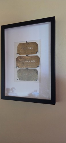Framed antique brass - antique,