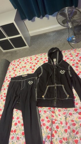 True religion black tracksuit - religion,