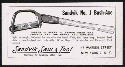 1953 sandvik saw brush - 1953,