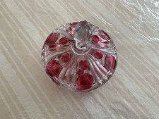 Glass Candy Dish Bowl With Lid