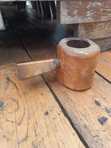 Antique treen pocket - antique,