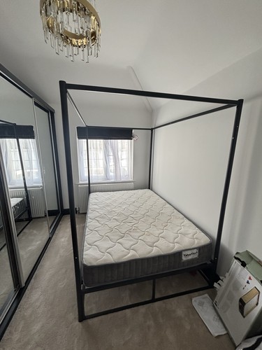 Four poster double - poster, bed