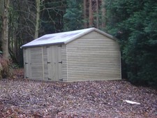 18 x 10 HEAVY DUTY SHED PRESSURE TREATED TANALISED WORK SHOP GARDEN WOODEN SHED 