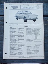 VW Type 3 1600 TLE switch