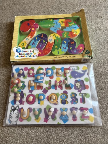 Wooden puzzles alphabet - wooden,