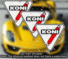 Koni logo stickers red - koni,