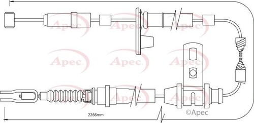 Apec rear left brake - apec,