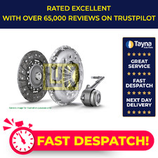 Clutch Kit 3pc (Cover+Plate+CSC) fits VW TOURAN 1T 1.9D 2.0D 03 to 15 240mm LuK