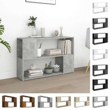 vidaXL 2 Tier Book Shelves Storage Display Bookcase Box Cabinet Rack Units Shelf