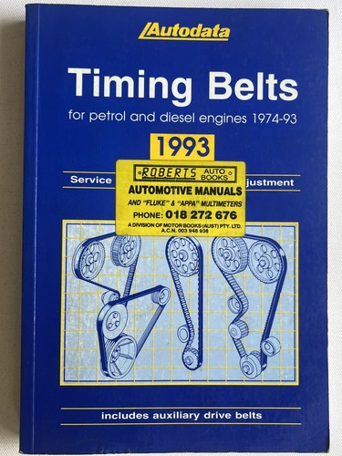 Timing belts 1993 - belts, autodata