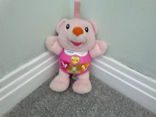 Vtech Little Singing Pink Bear Interactive Plush Musical Toy With Sound Lights