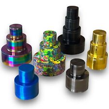 Grinder- Premium 40-63-100 mm Black Rainbow Grey Metal 4 Layer Herb Crusher