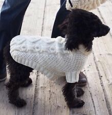 Dog Coat Jumper Knitting pattern Biscuits And Bone 5 Sizes Laminated
