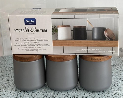 Denby storage jars modern