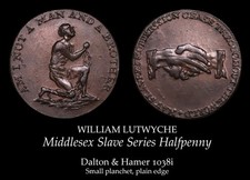 Middlesex Slave Series Conder Halfpenny D&H 1038i, lovely!