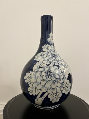Vintage chinese blue white - chinese,