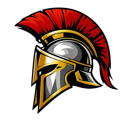 Sticker spartan helmet car - 2x,