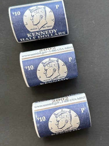 2002 kennedy half dollars 3 - half,