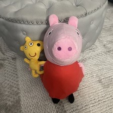 Large Peppa Pig And Her Teddy