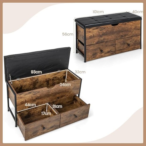 Ottoman bench flip top - bench,