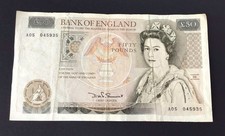 OLD FIFTY £50 POUND BANKNOTE