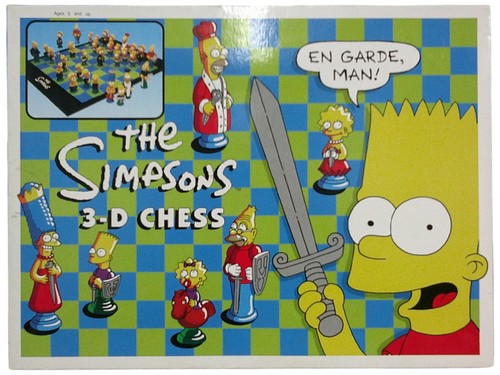 The simpsons chess - 3-d,