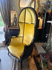 Superb Brabbu Namib Black & Mustard velvet Porters chair rrp £8,200 2 of 2