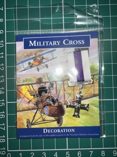 Military cross medal - military, miniature