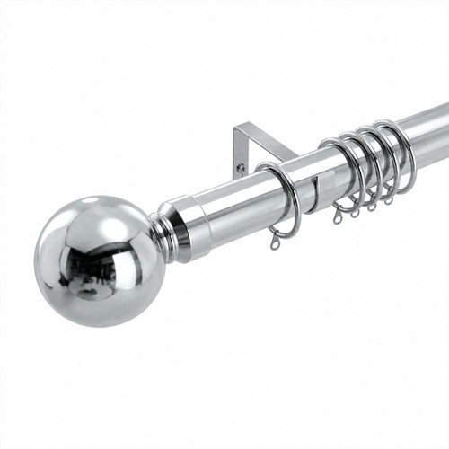 Extendable metal curtain pole - extendable,