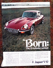 1971 Jaguar V-12 E Type 2 Door