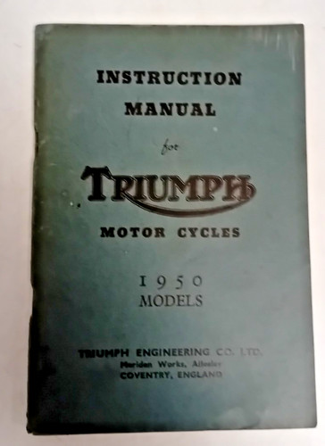 Triumph motor cycles 1950 - triumph,