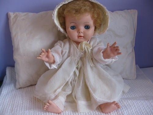 Vintage chiltern doll - 20",